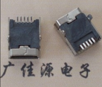 淮安mini usb 5p接口 迷你 卧式插座 端子贴片 接插件