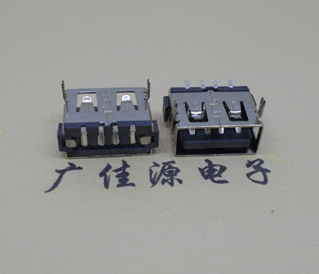 淮安USB短体母座.超薄5.9H胶芯.移动电源接口