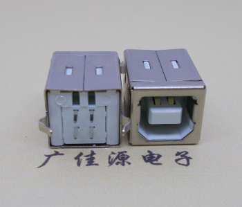 淮安USB BF180度母座 打印机接口 立式直插带赛