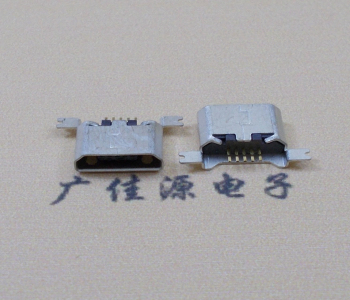 淮安MK USB B Type 沉板0.9母座后两脚SMT口不卷边