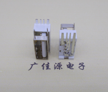 淮安USB侧立式短体10.0尺寸 侧插加宽脚5A大电流插座