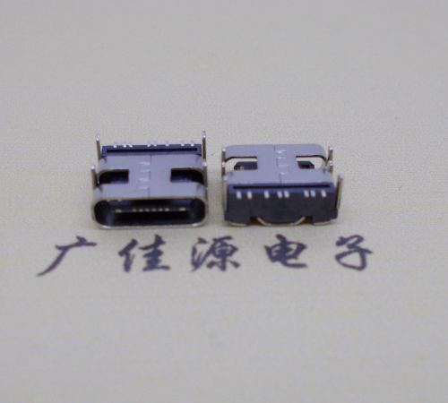 淮安Type-C8P母座卧式四脚插板连接器