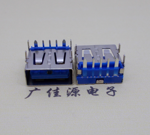 淮安 USB5安大电流母座 OPPO蓝色胶芯,快速充电接口