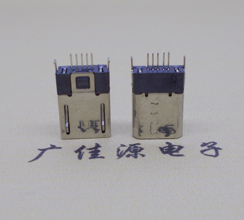 淮安micro-迈克 插座 固定两脚鱼叉夹板1.0公头连接器