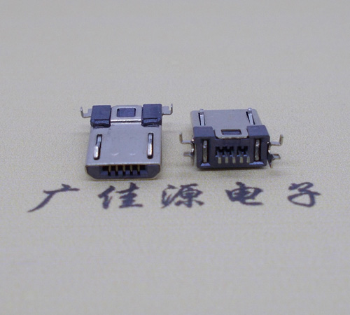淮安Micro usb焊板式公头贴片SMT款无弹超薄