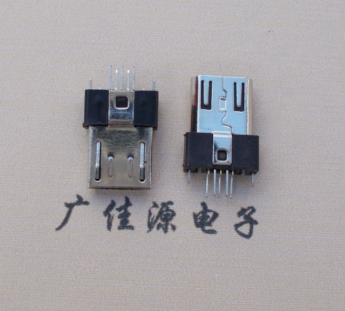 淮安MICRO USB2.0插头.带卡勾-无卡勾夹板公头
