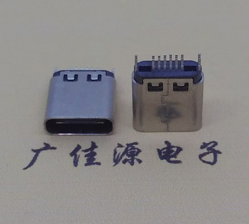 淮安type-c16p母座,夹板式type-c16p接口连接器