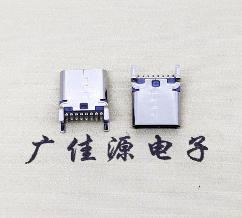淮安USB 3.1TYPE-C16Pin立贴母头座子引脚接线正负级详解